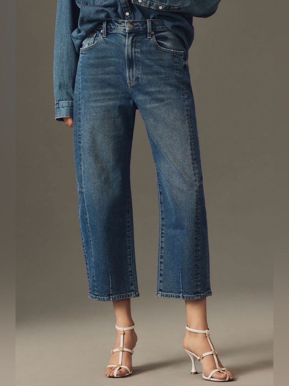 Pistola High-Rise Barrel Jeans - Augustus Blue